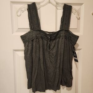 Lucky Brand Green/Gray Tank - Small - New